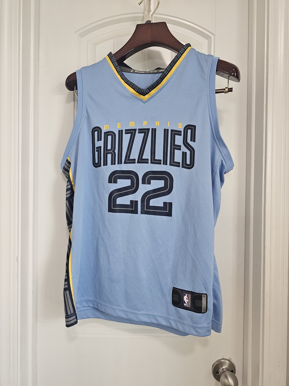 NBA Memphis Grizzlies 22 Bane JERSEY Light Blue